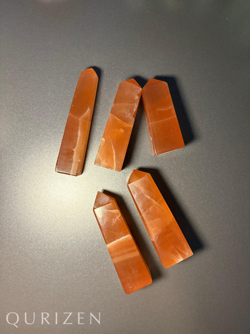 Honey Calcite Tower