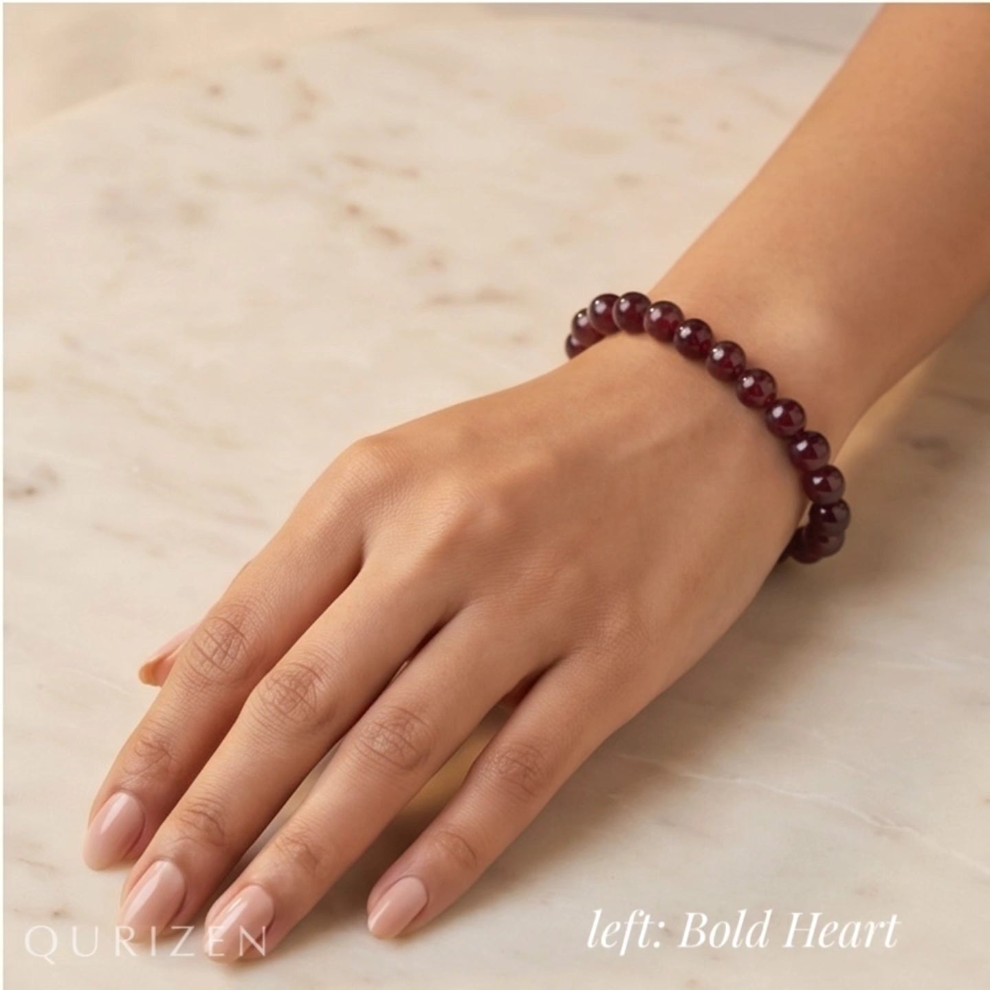 Handmade Garnet Bracelet