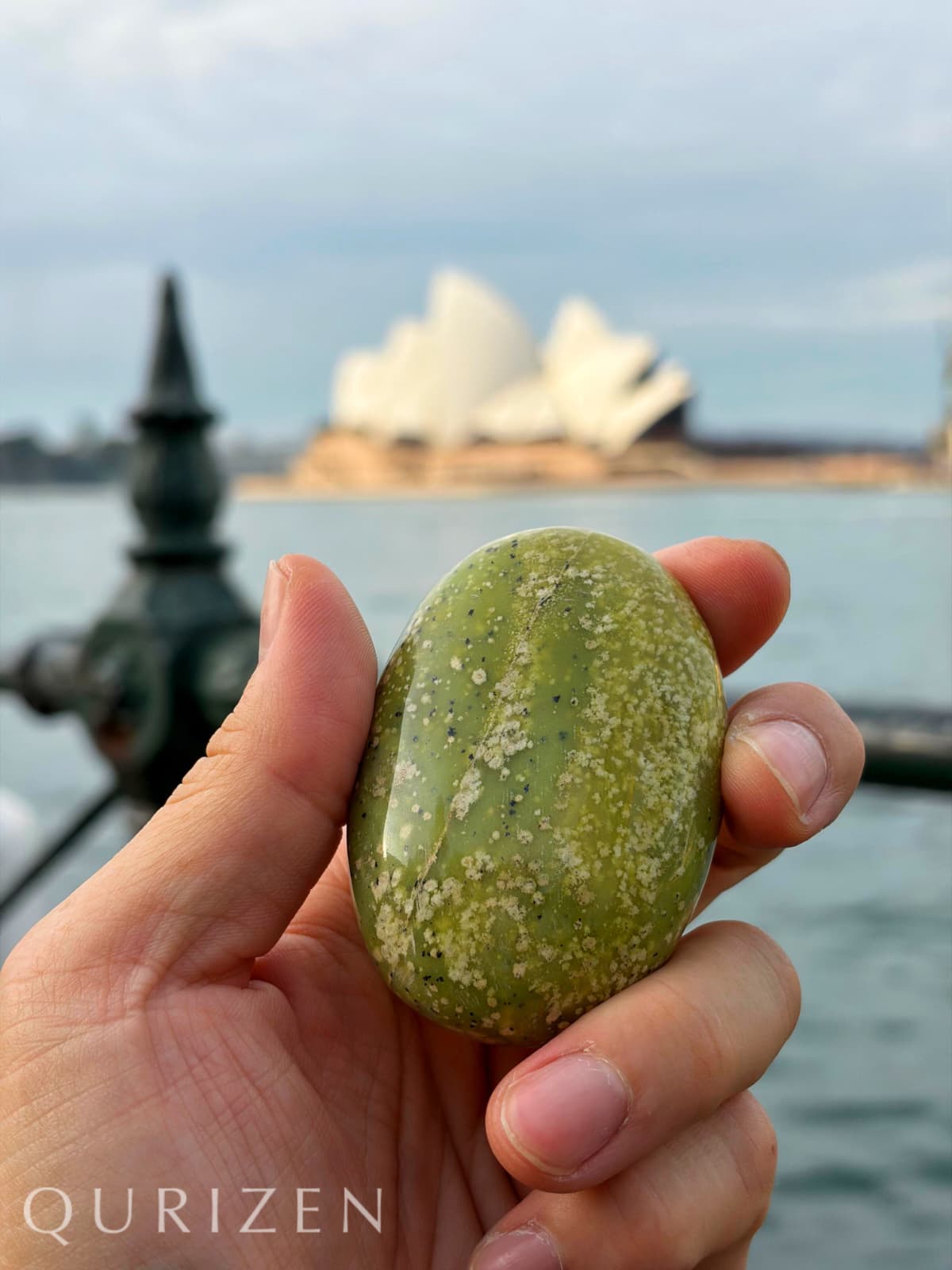 Serpentine Palm Stones