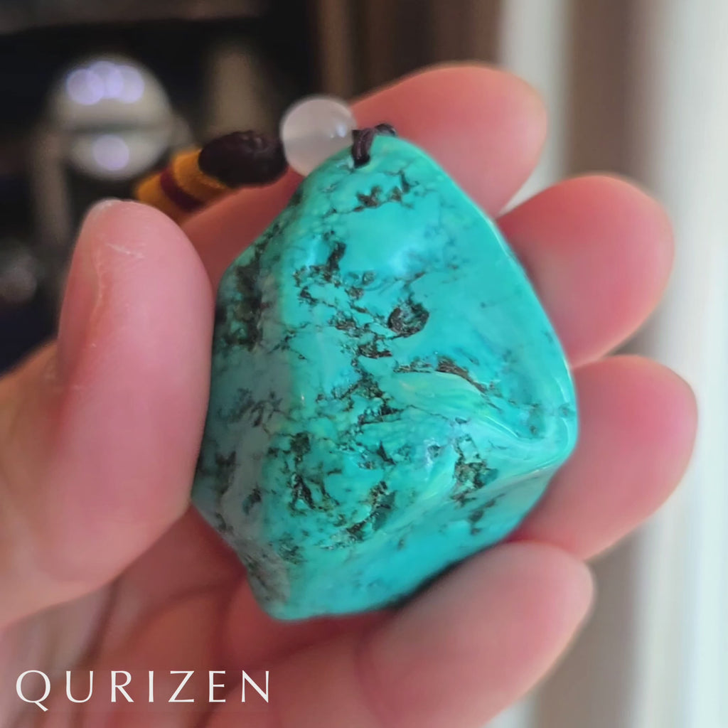 Natural Turquoise Hanging Ornament