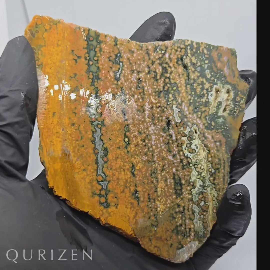 Premium Polished River Jasper Landscape Slab