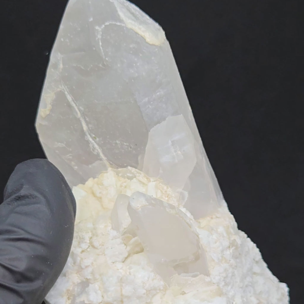 Alpine Crest | Quartz Crystal on Feldspar Matrix