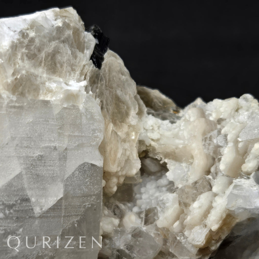 Rare Aquamarine Specimen with Quartz, Feldspar & Mica