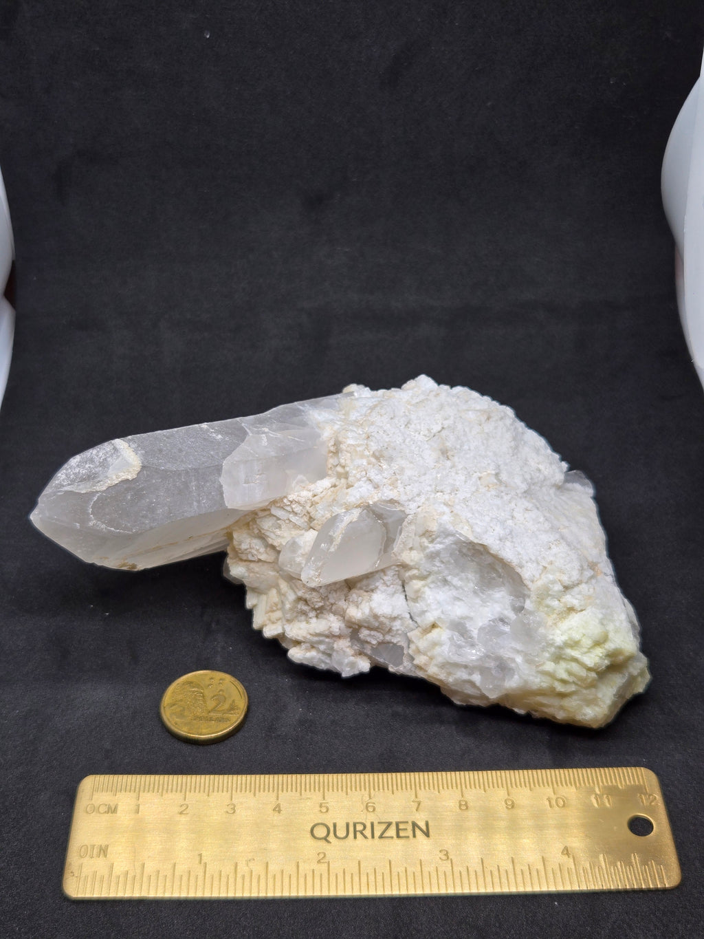 Alpine Crest | Quartz Crystal on Feldspar Matrix