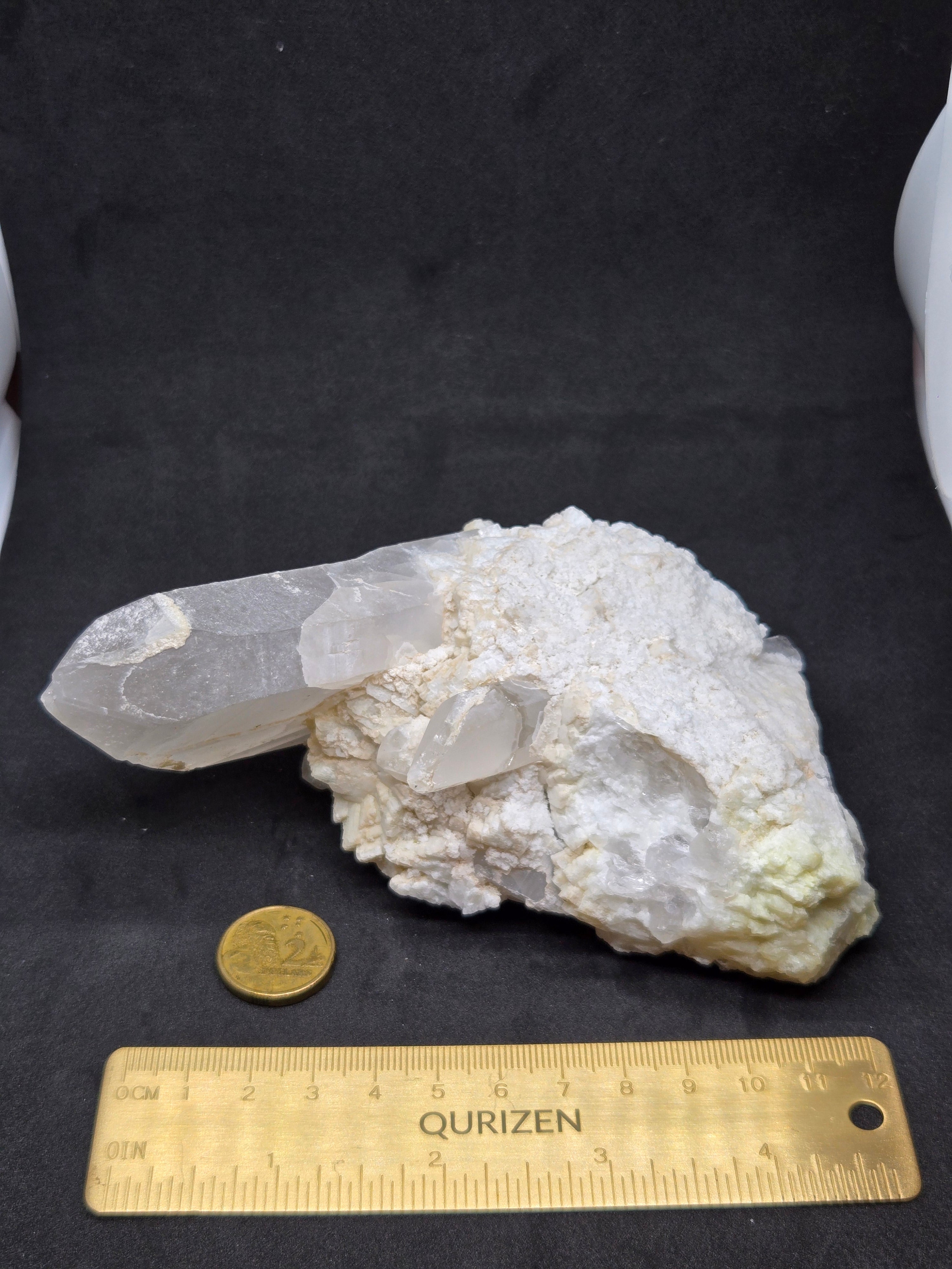 Alpine Crest | Quartz Crystal on Feldspar Matrix