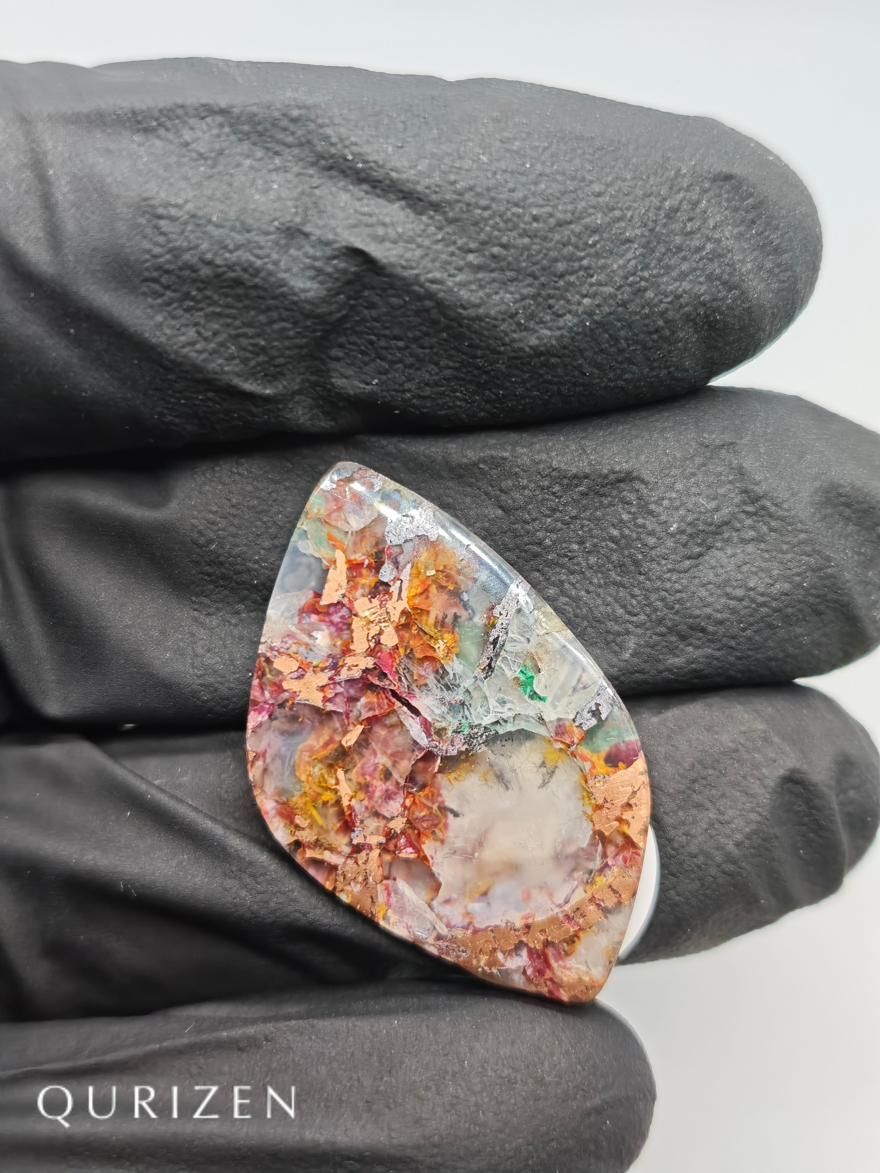 Premium Copper Chrysocolla Cab Polished (Cabochon)