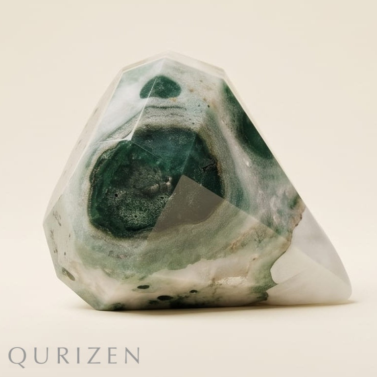 Natural Moss Agate Polished Freeform