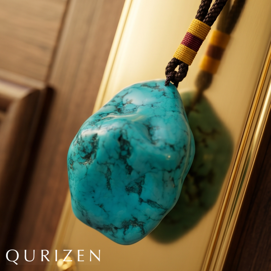 Natural Turquoise Hanging Ornament