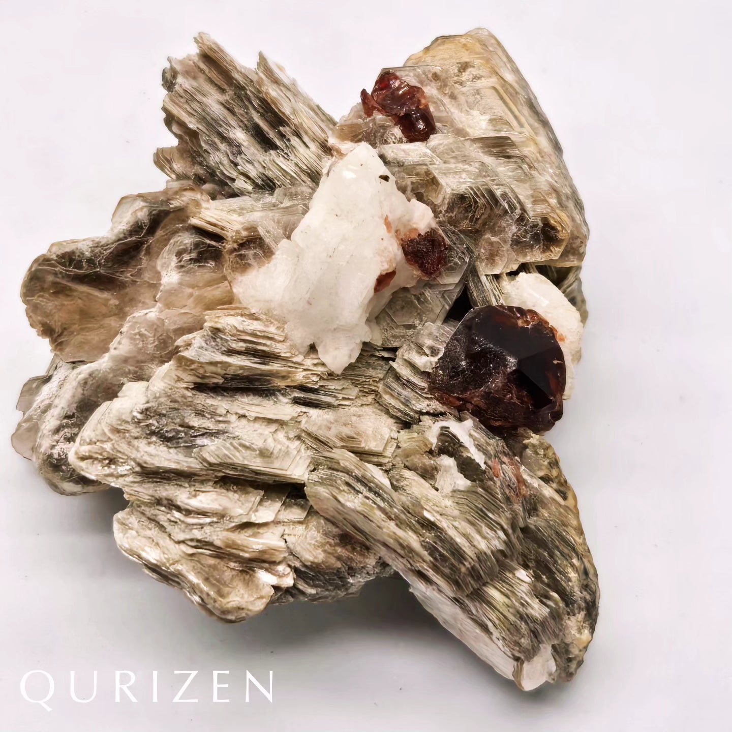 Garnet Star | Garnet on Mica with Feldspar – Pakistan