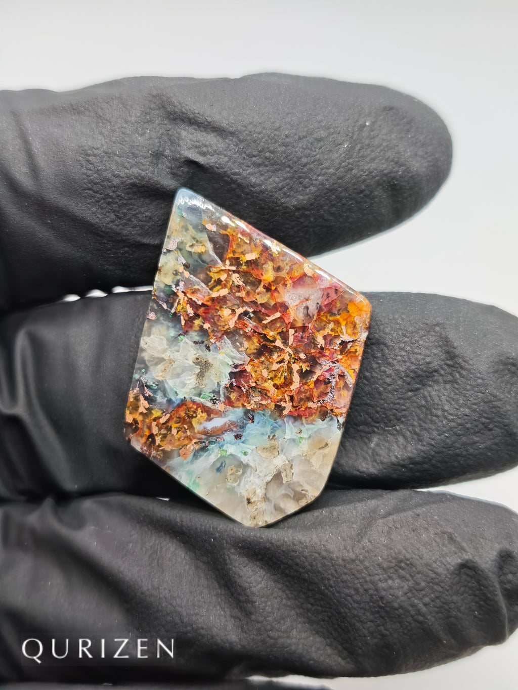 Premium Copper Chrysocolla Cab Polished (Cabochon)