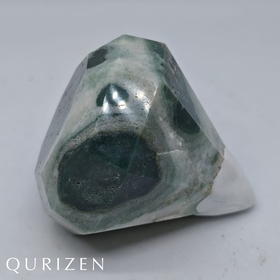 Natural Moss Agate Polished Freeform