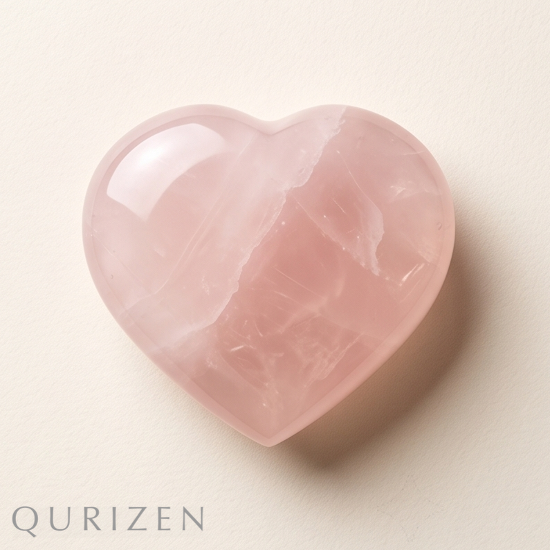 Rose Quartz Heart