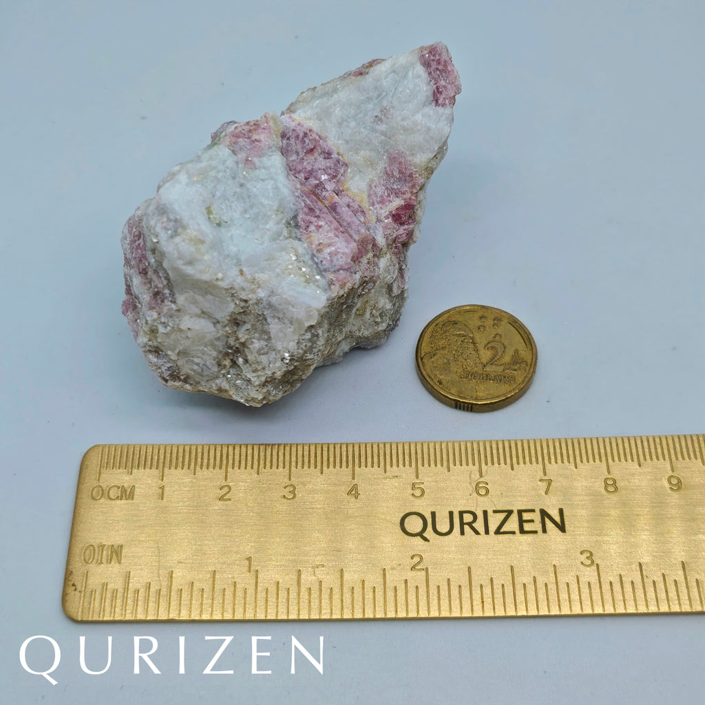 Natural Pink Tourmaline in Quartz Matrix | Collector Mineral Specimen