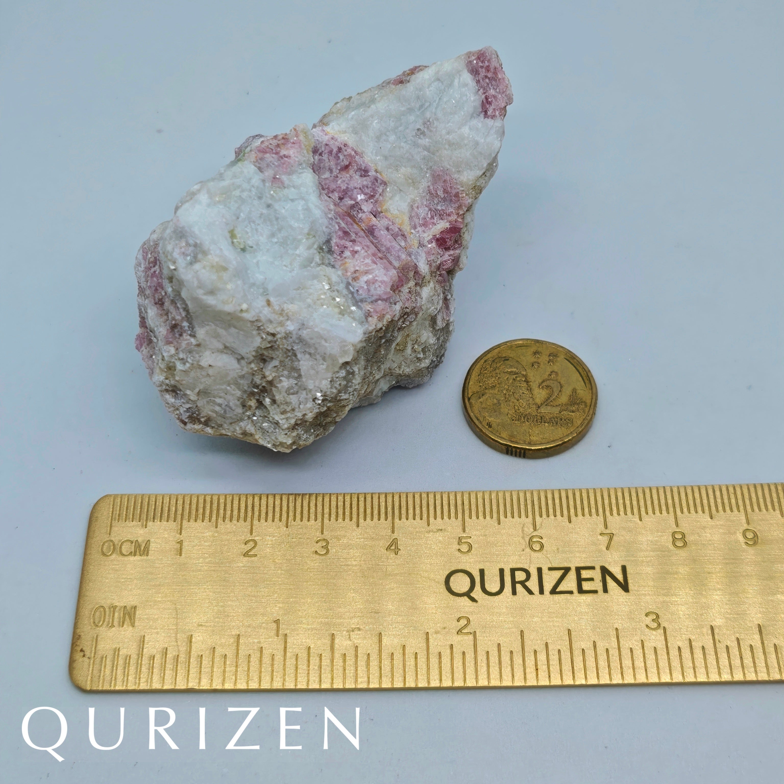 Natural Pink Tourmaline in Quartz Matrix | Collector Mineral Specimen