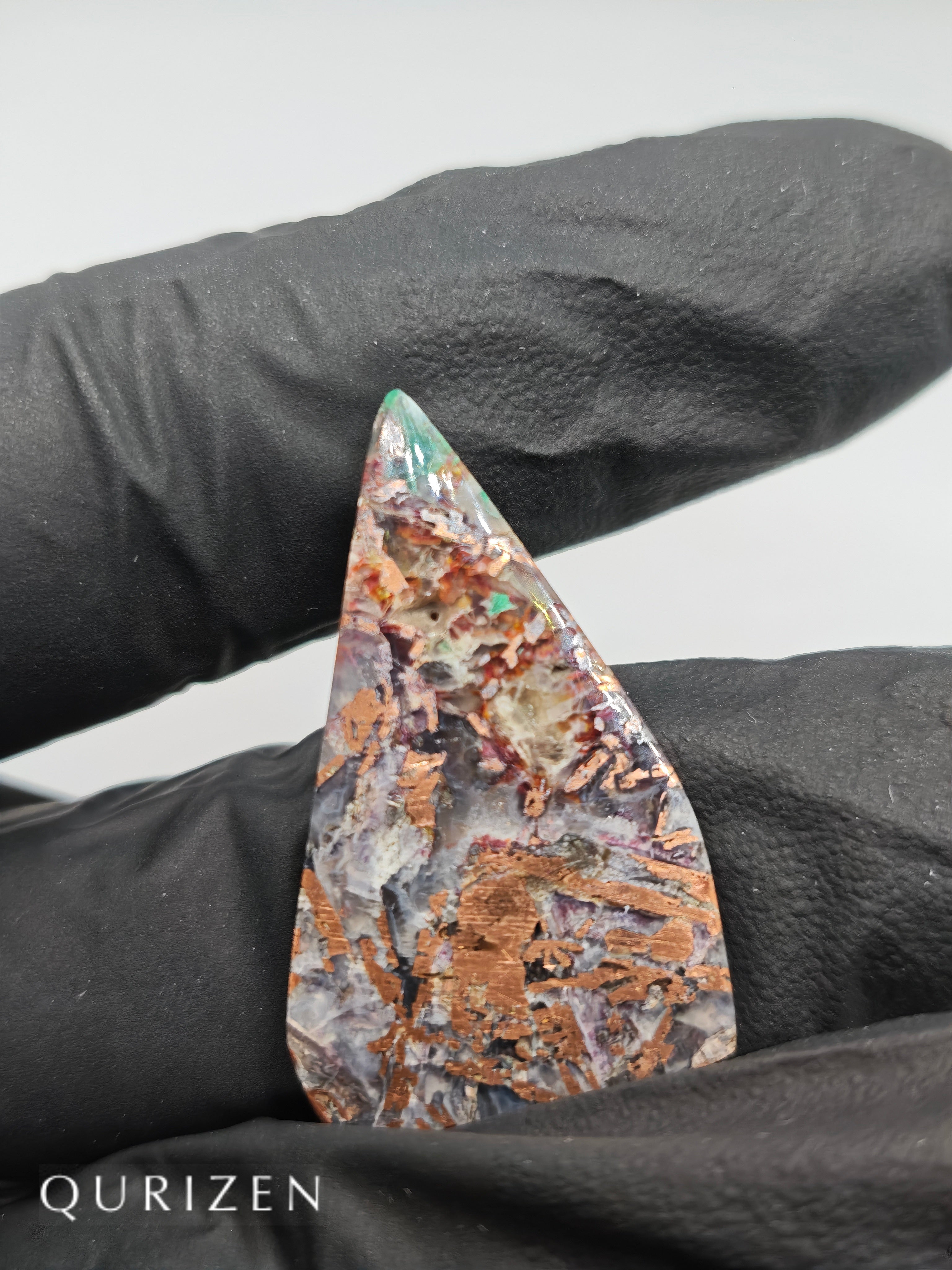 Premium Copper Chrysocolla Cab Polished (Cabochon)