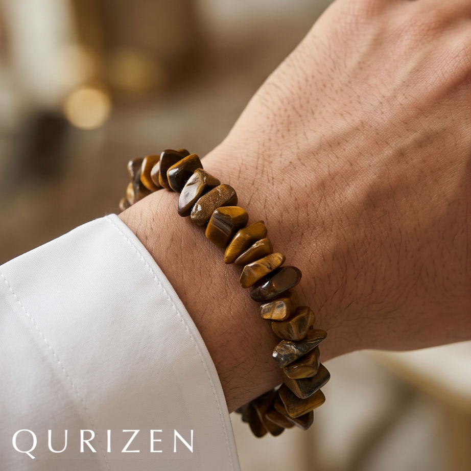 Tiger's Eye Chips Bracelet