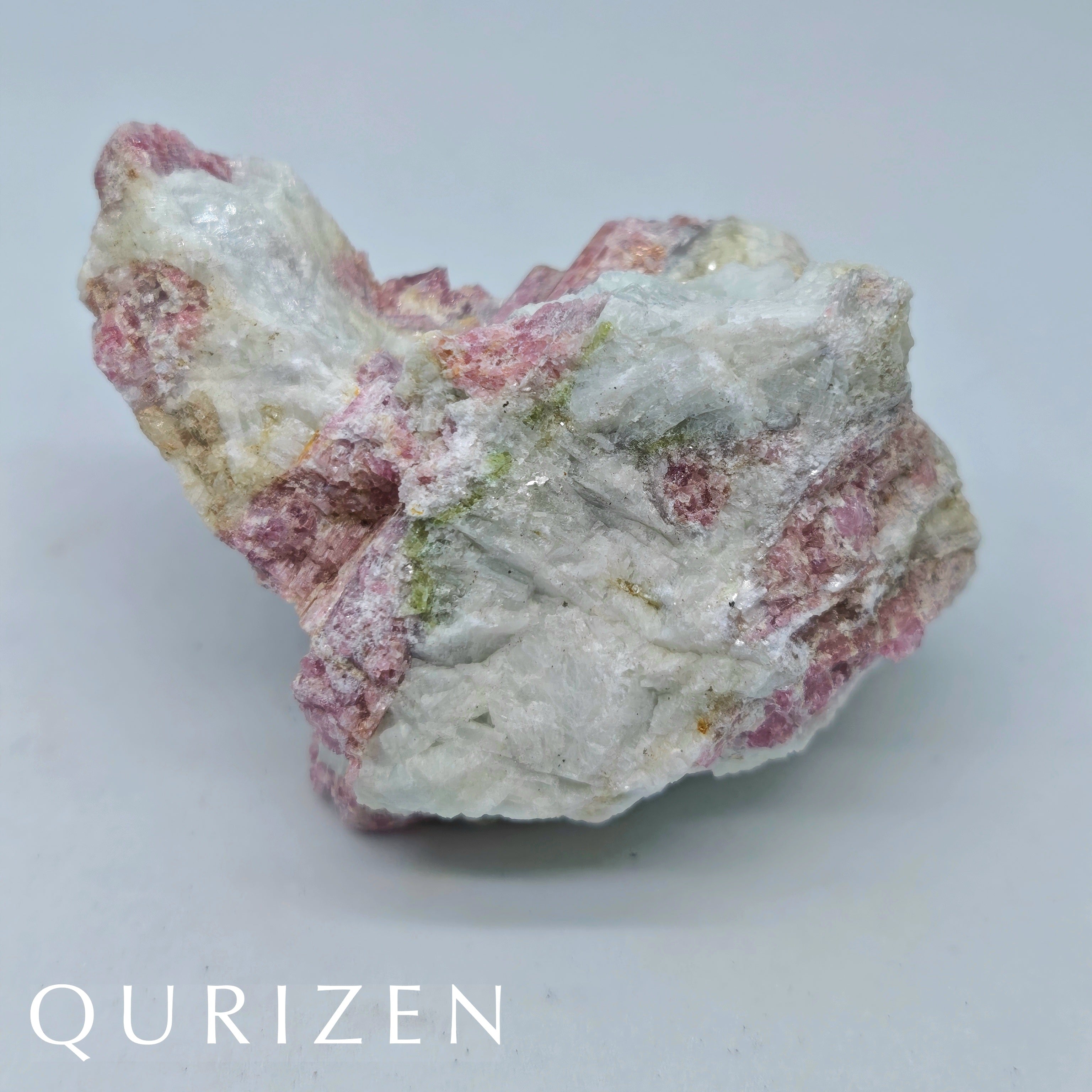 Natural Pink Tourmaline in Quartz Matrix | Collector Mineral Specimen