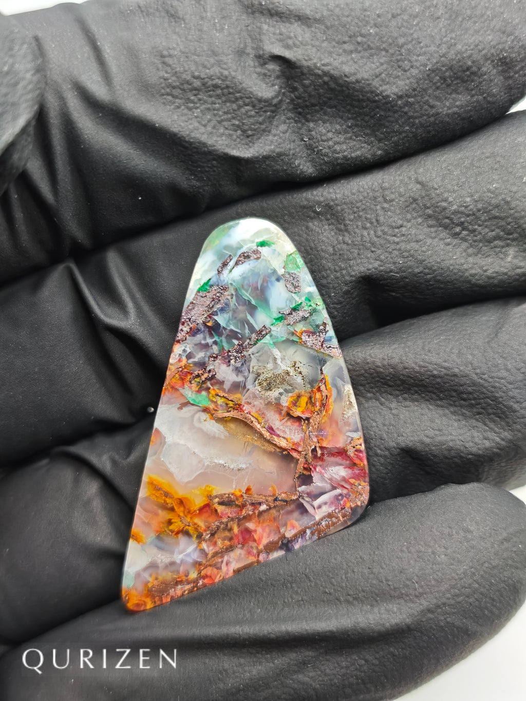 Premium Copper Chrysocolla Cab Polished (Cabochon)