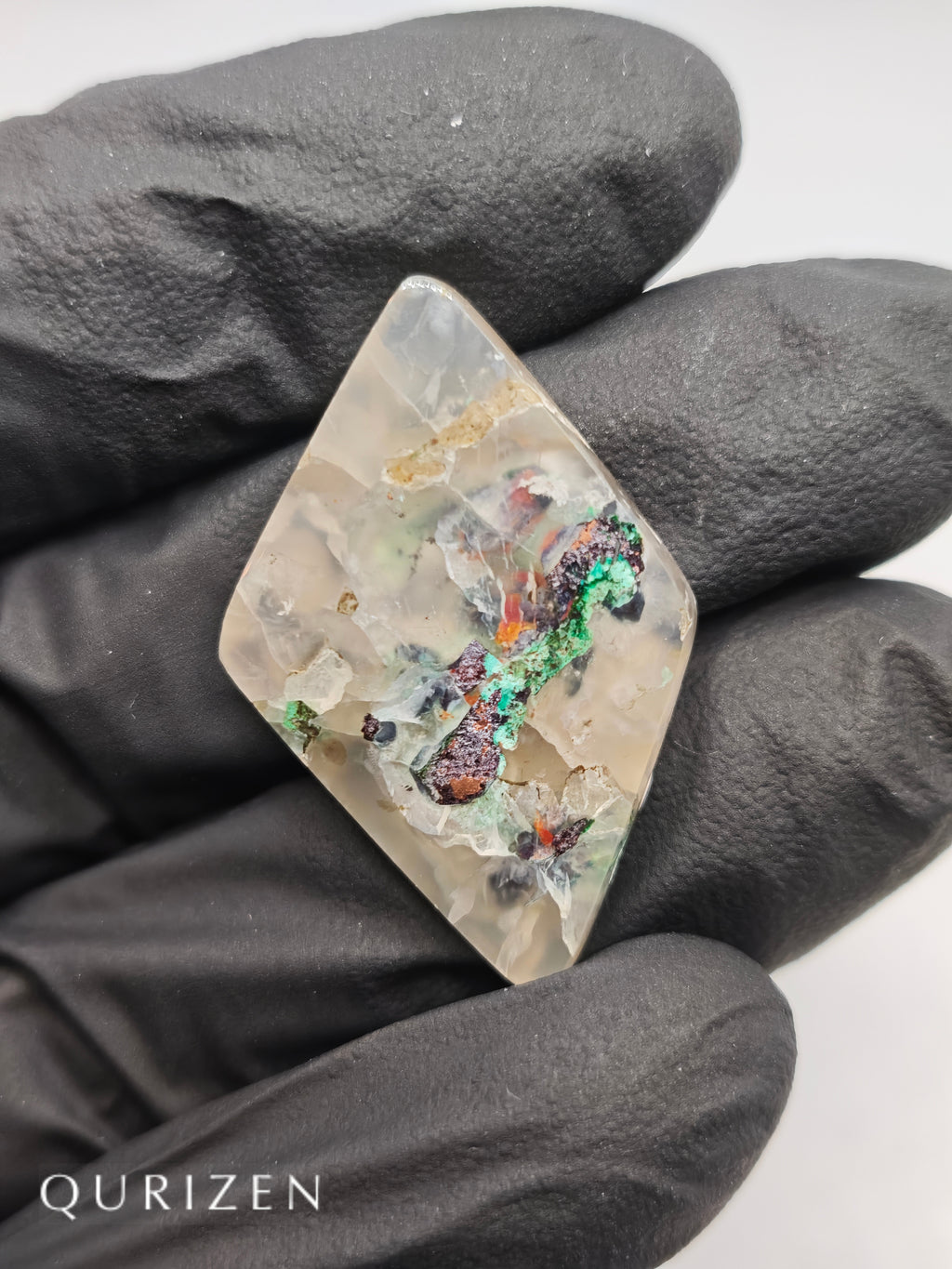 Premium Copper Chrysocolla Cab Polished (Cabochon)
