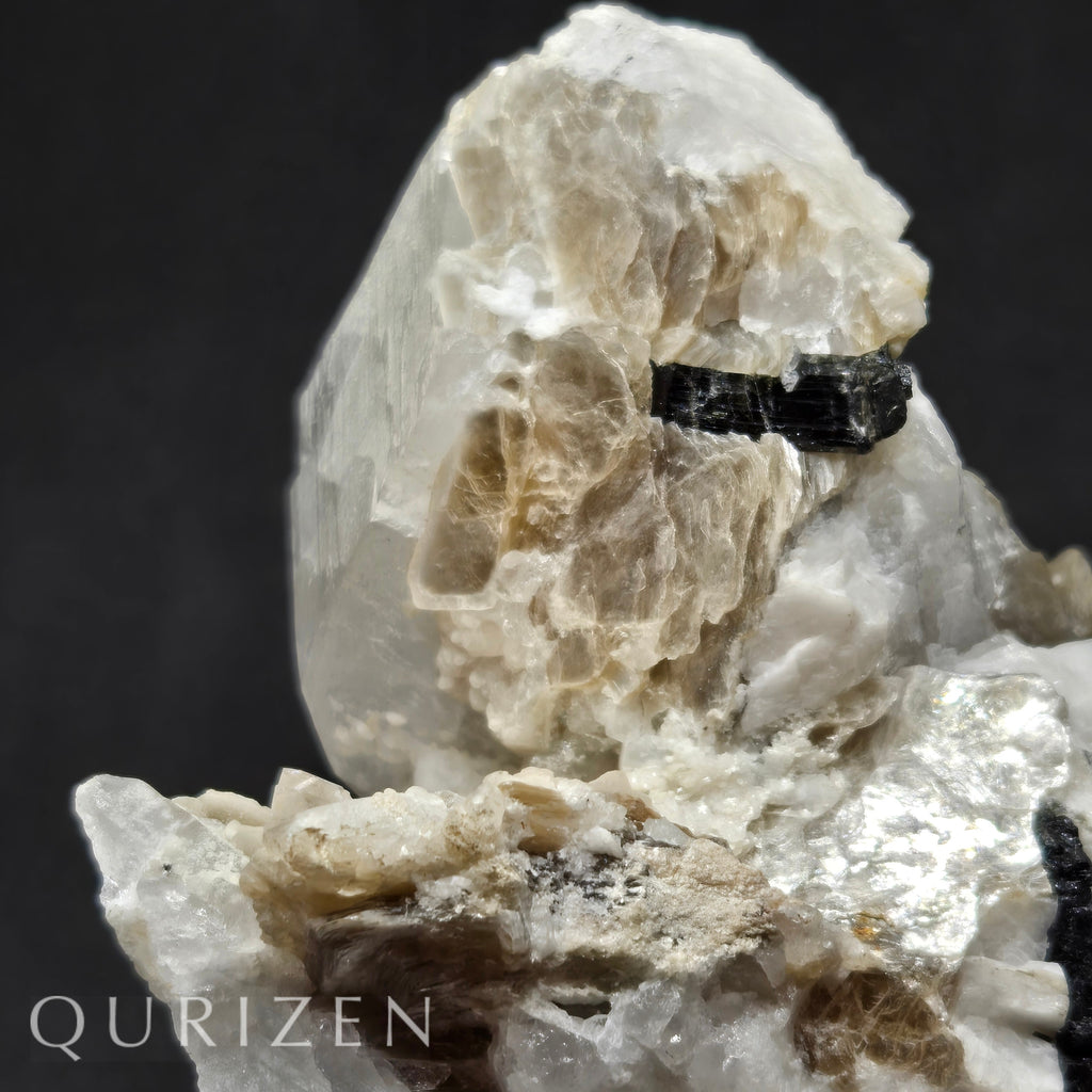Rare Aquamarine Specimen with Quartz, Feldspar & Mica