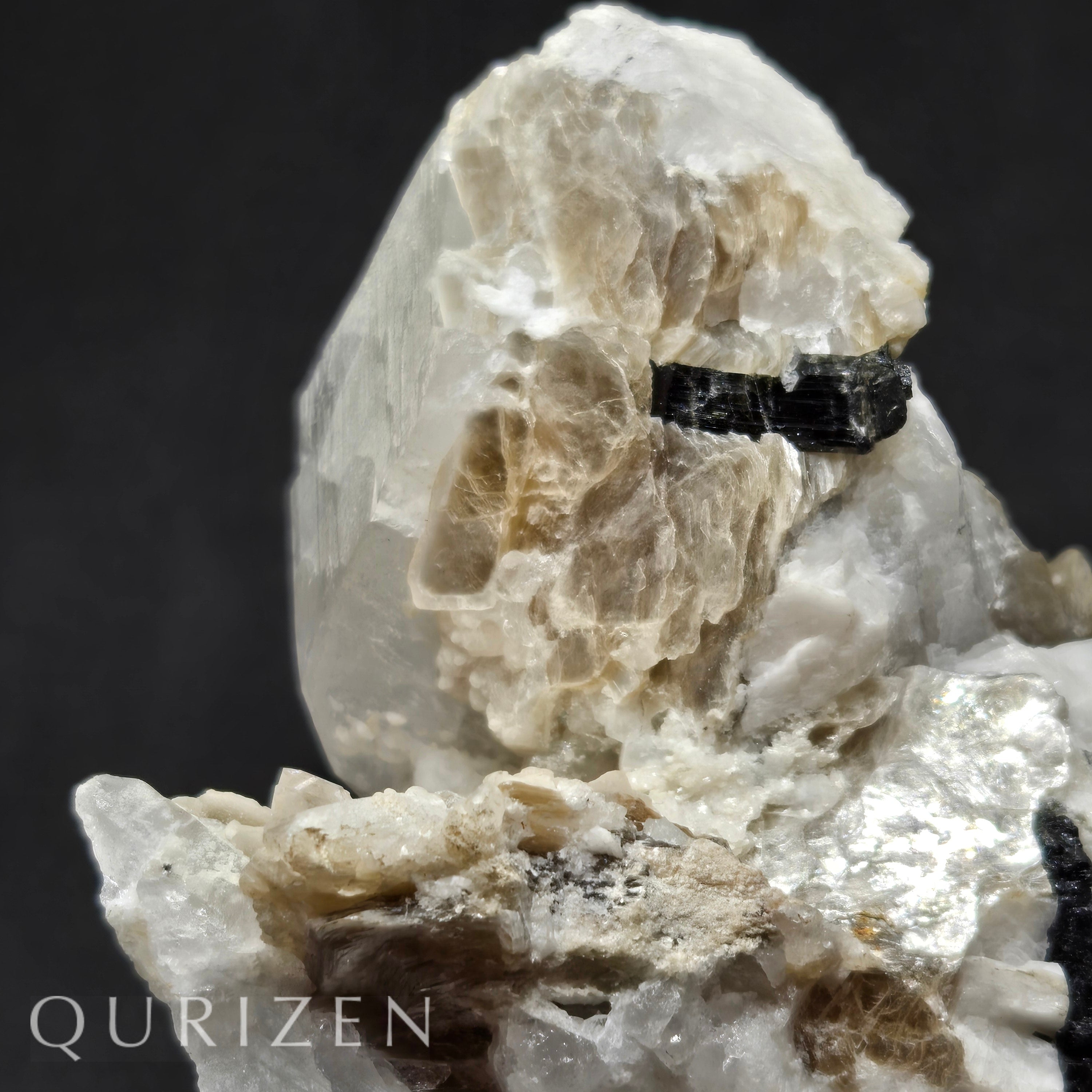 Rare Aquamarine Specimen with Quartz, Feldspar & Mica