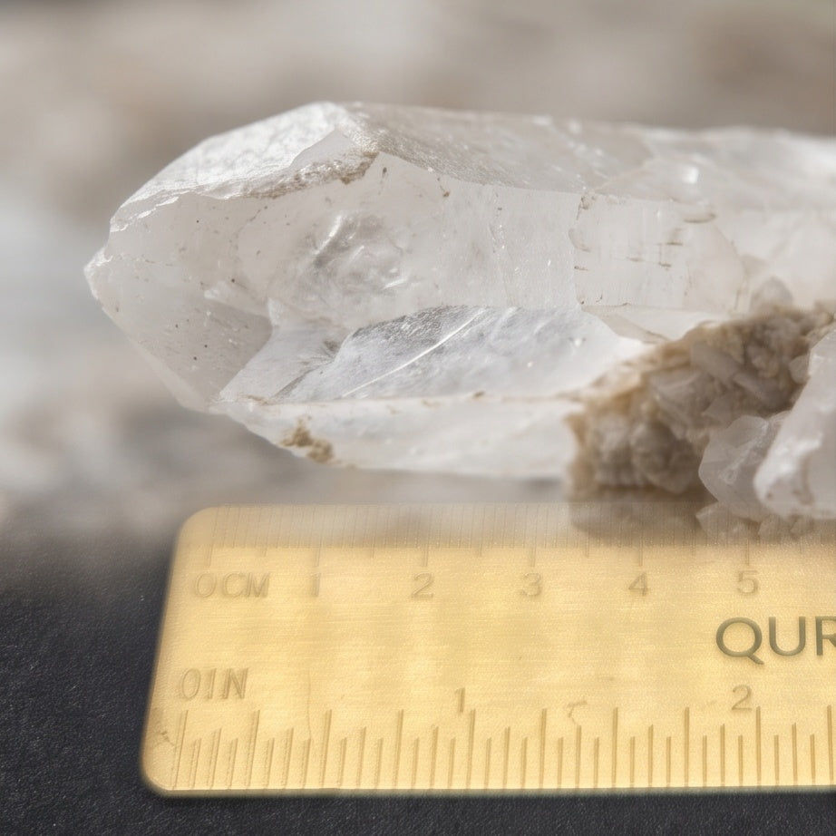 Alpine Crest | Quartz Crystal on Feldspar Matrix
