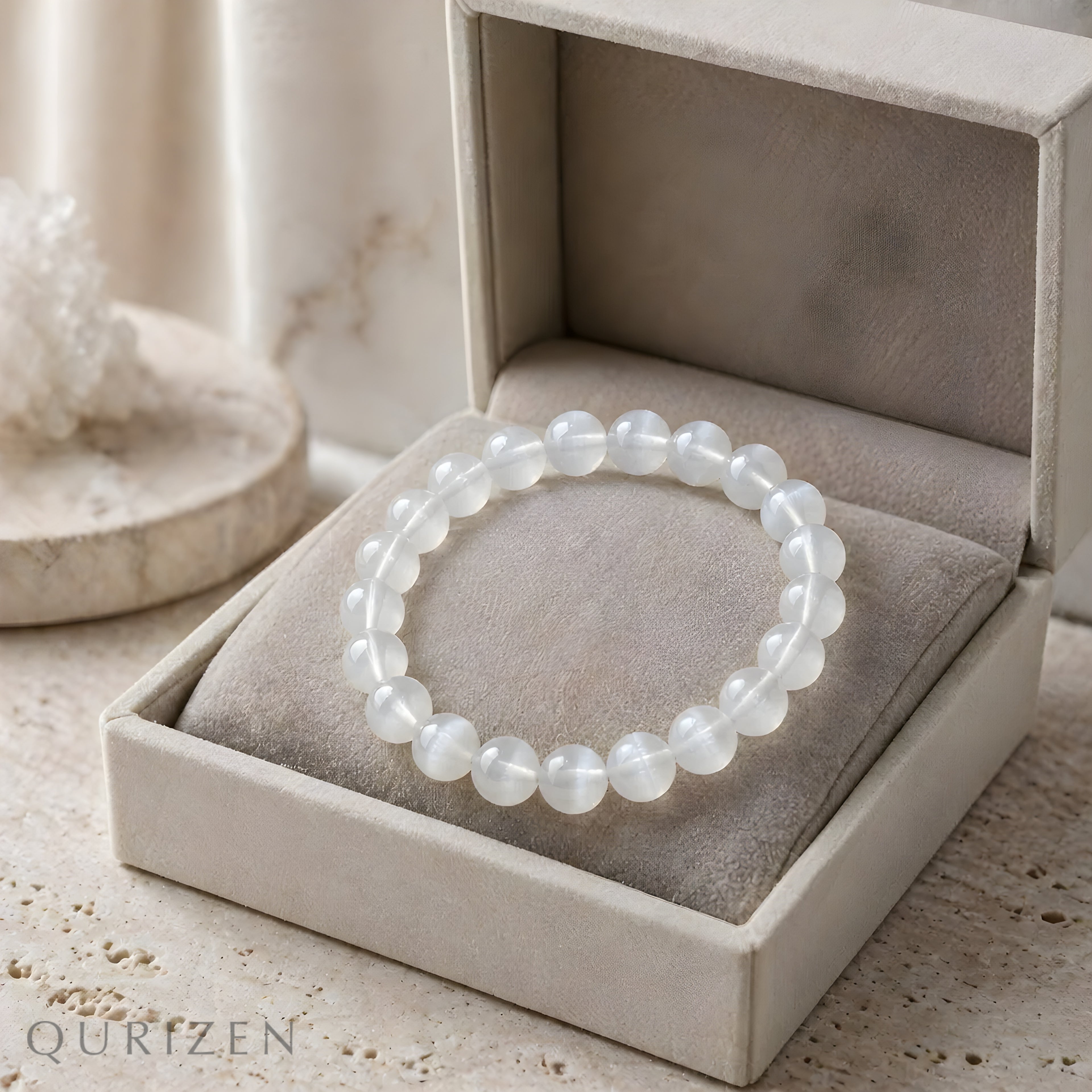Handmade Selenite Bracelet