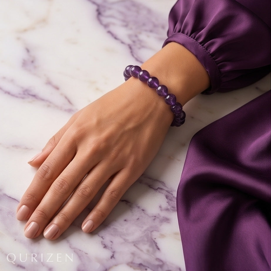 Handmade Amethyst Bracelet