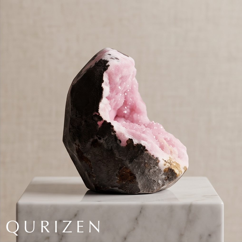 Pink Aragonite Large Druzy Specimen