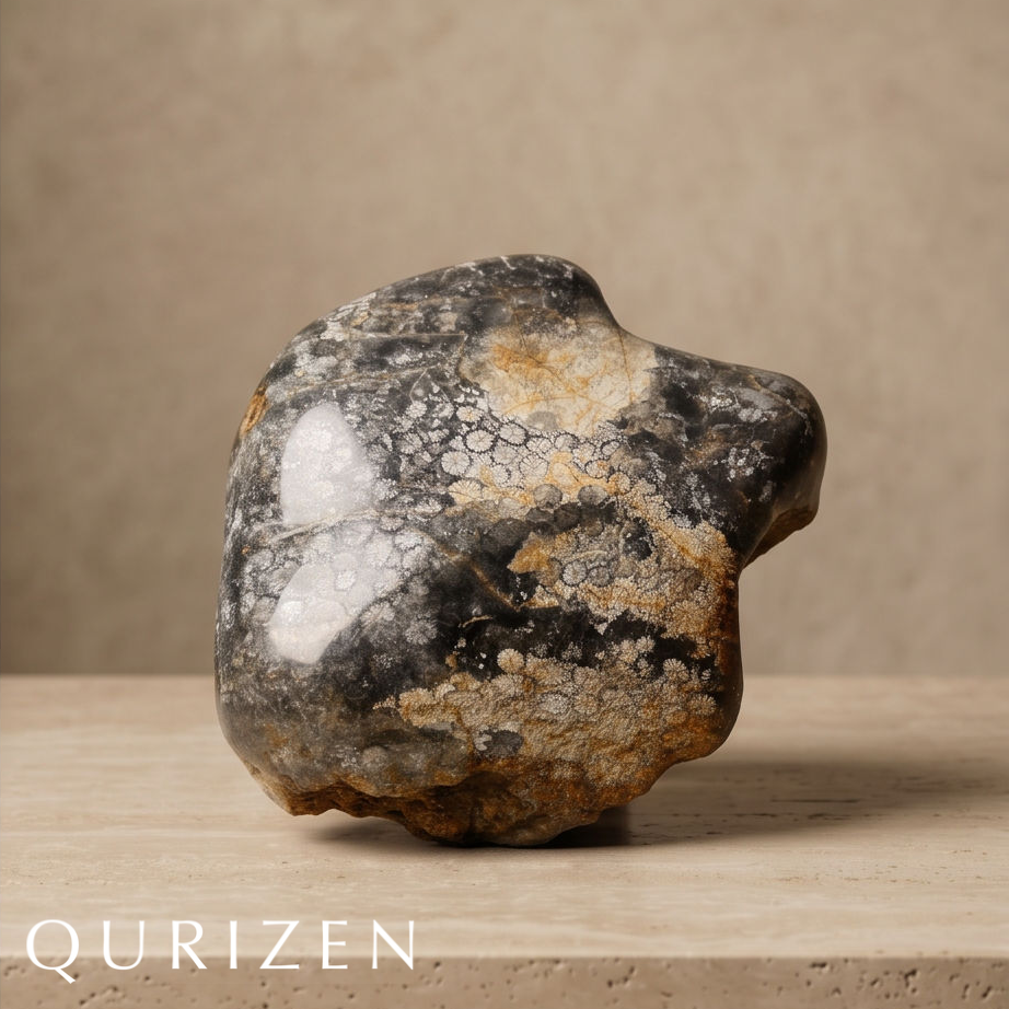 Polished Fossil Coral Display Specimen