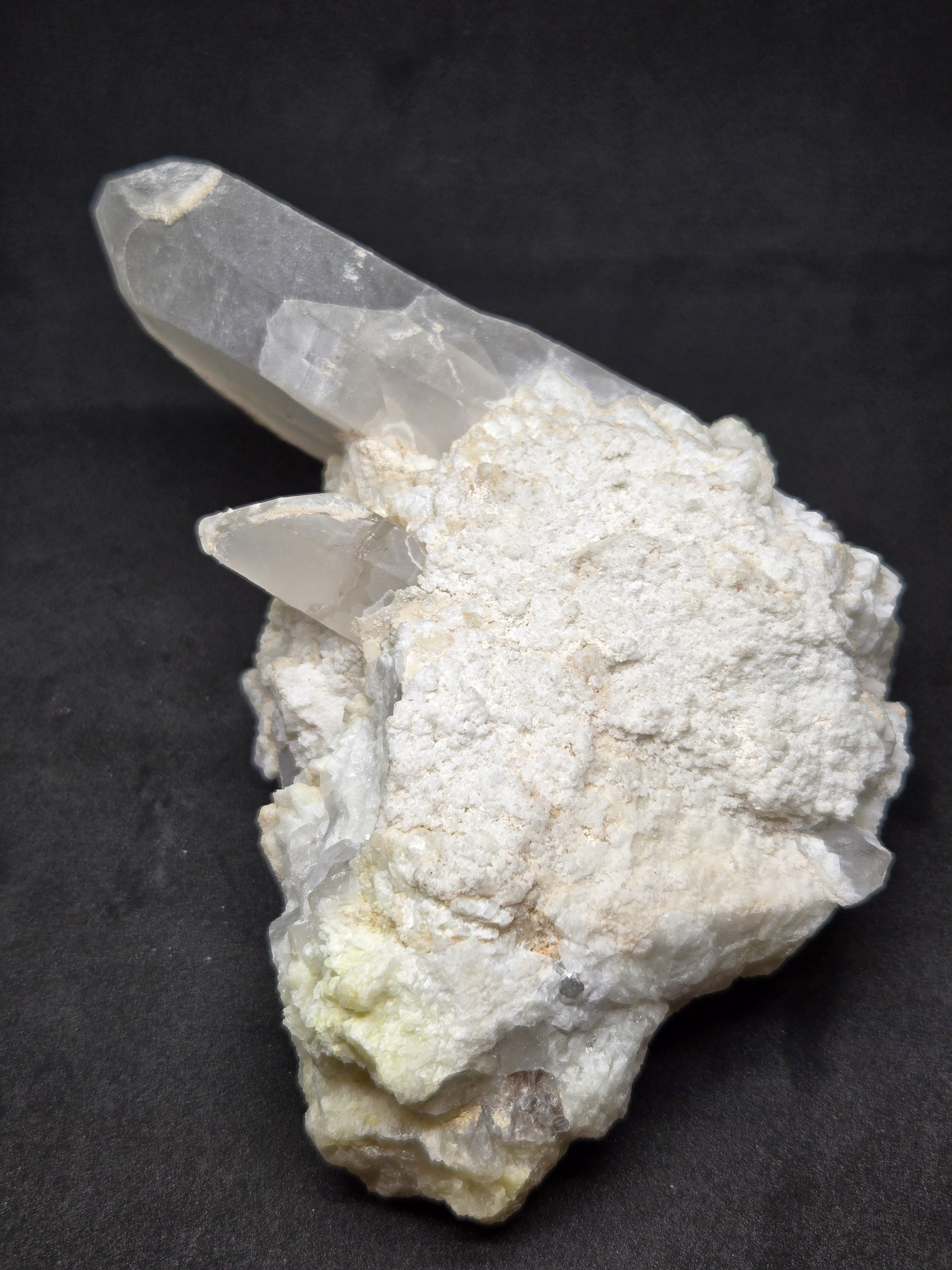 Alpine Crest | Quartz Crystal on Feldspar Matrix
