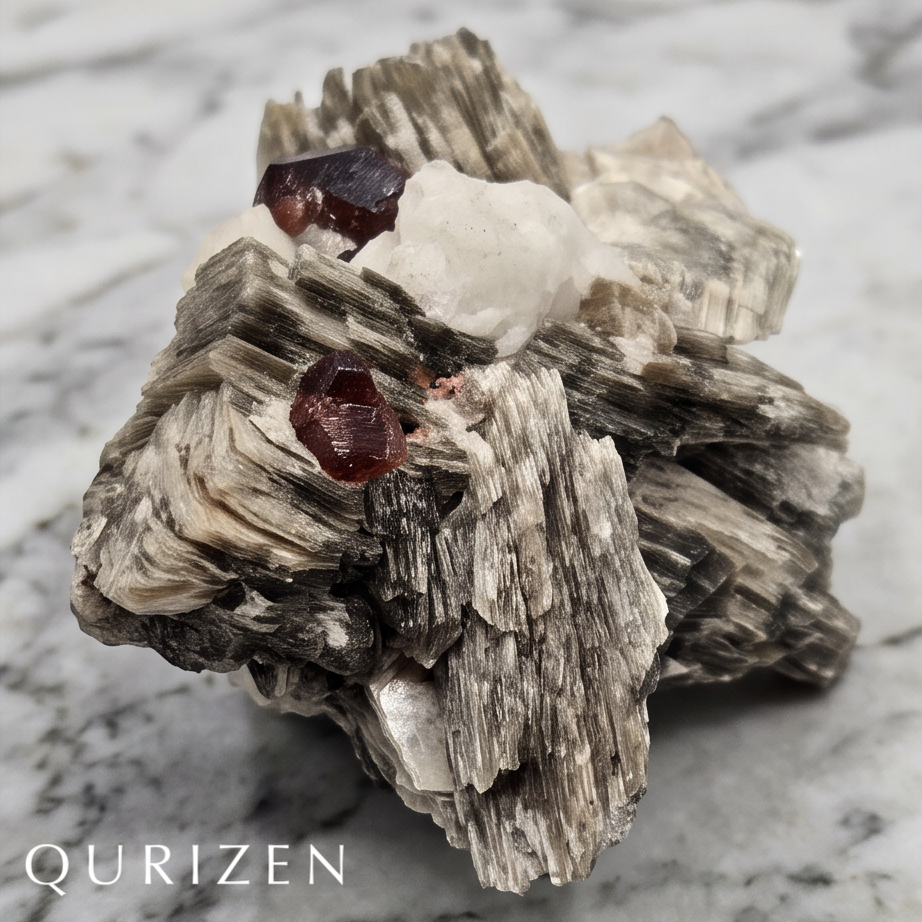 Garnet Star | Garnet on Mica with Feldspar – Pakistan