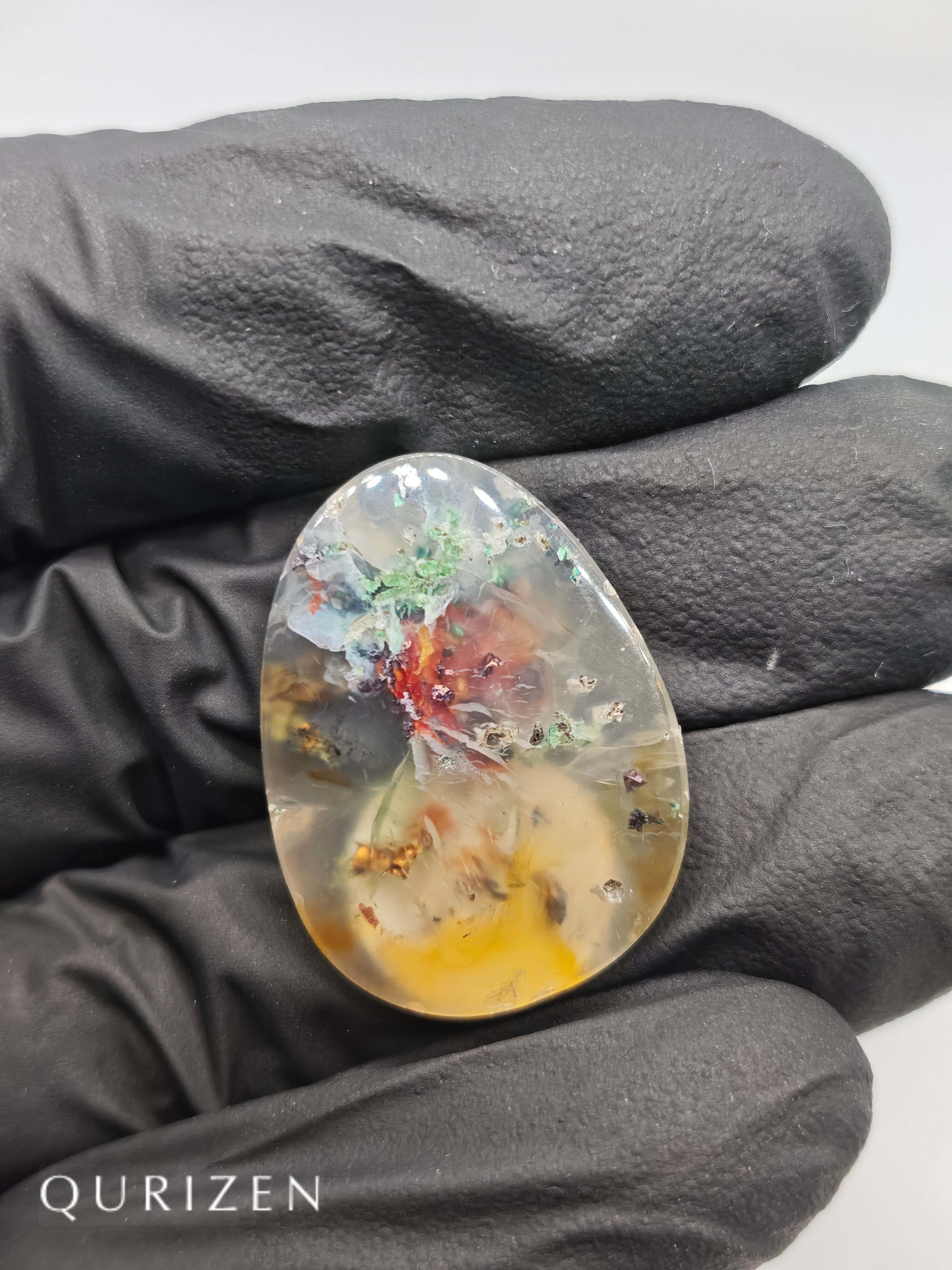 Premium Copper Chrysocolla Cab Polished (Cabochon)