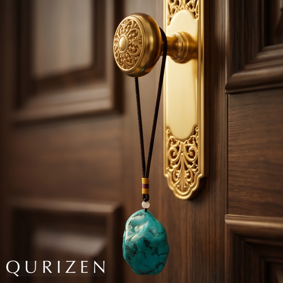 Natural Turquoise Hanging Ornament