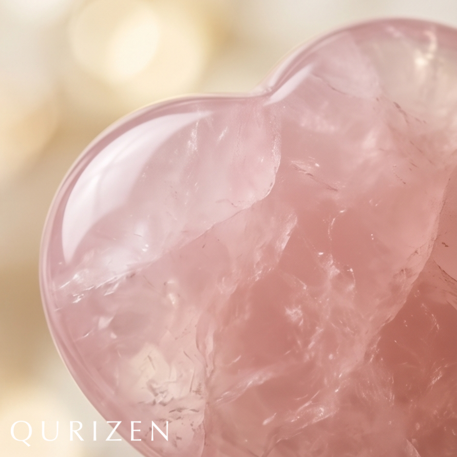 Rose Quartz Heart