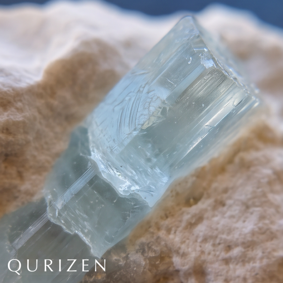 Natural Aquamarine Crystal on Matrix – Pakistan