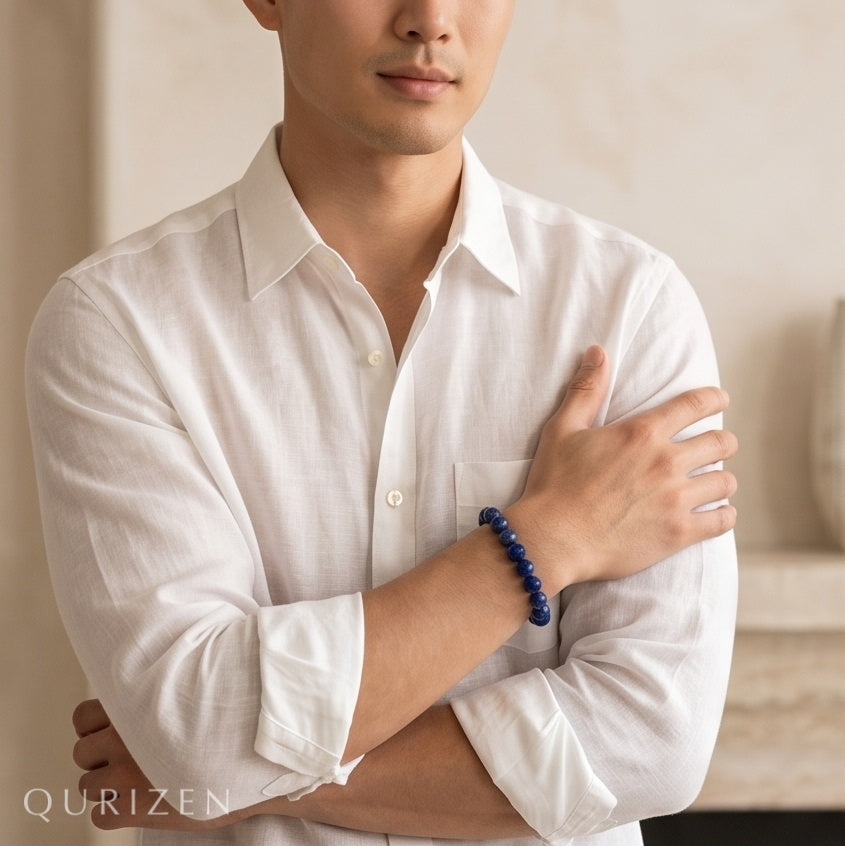 Handmade Lapis Lazuli Bracelet