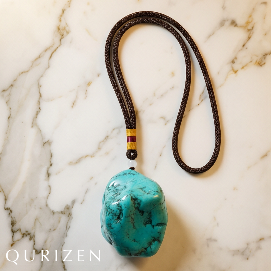 Natural Turquoise Hanging Ornament
