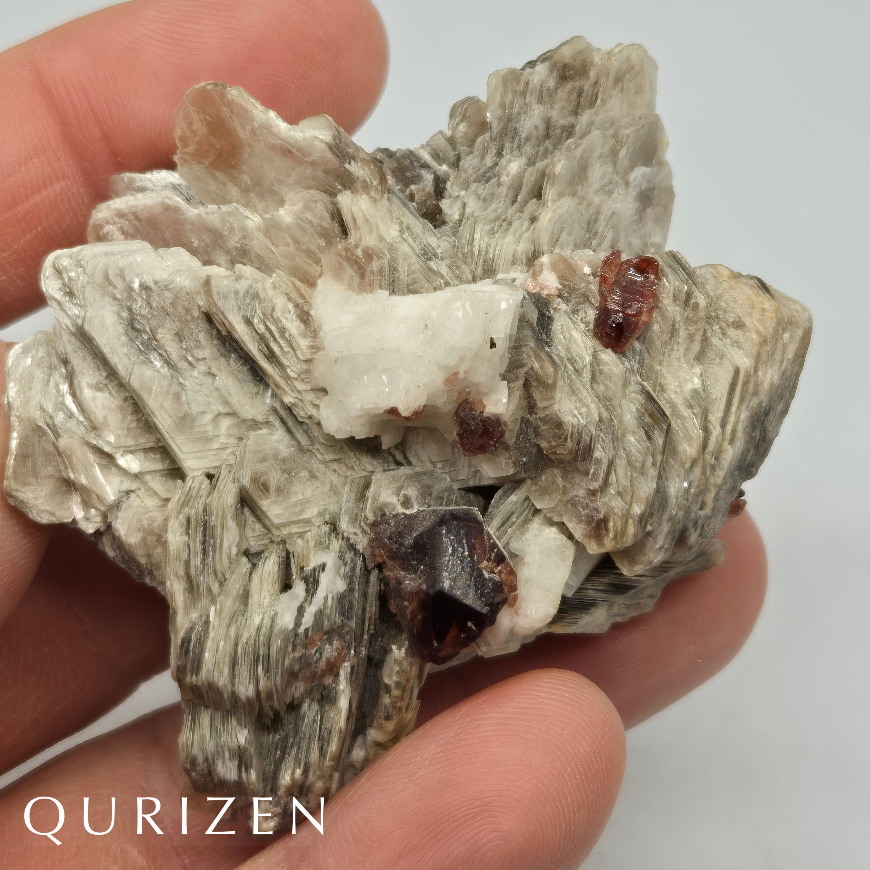 Garnet Star | Garnet on Mica with Feldspar – Pakistan