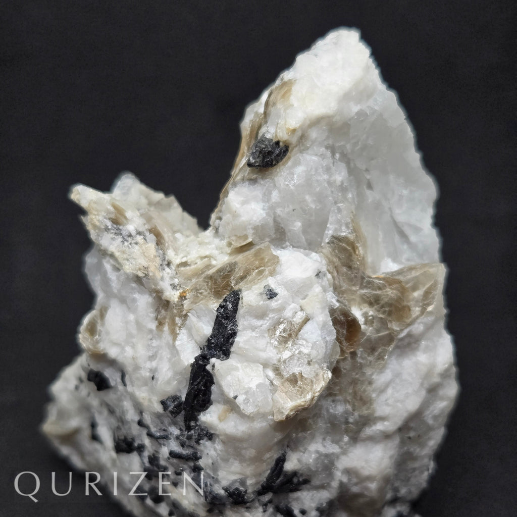 Rare Aquamarine Specimen with Quartz, Feldspar & Mica