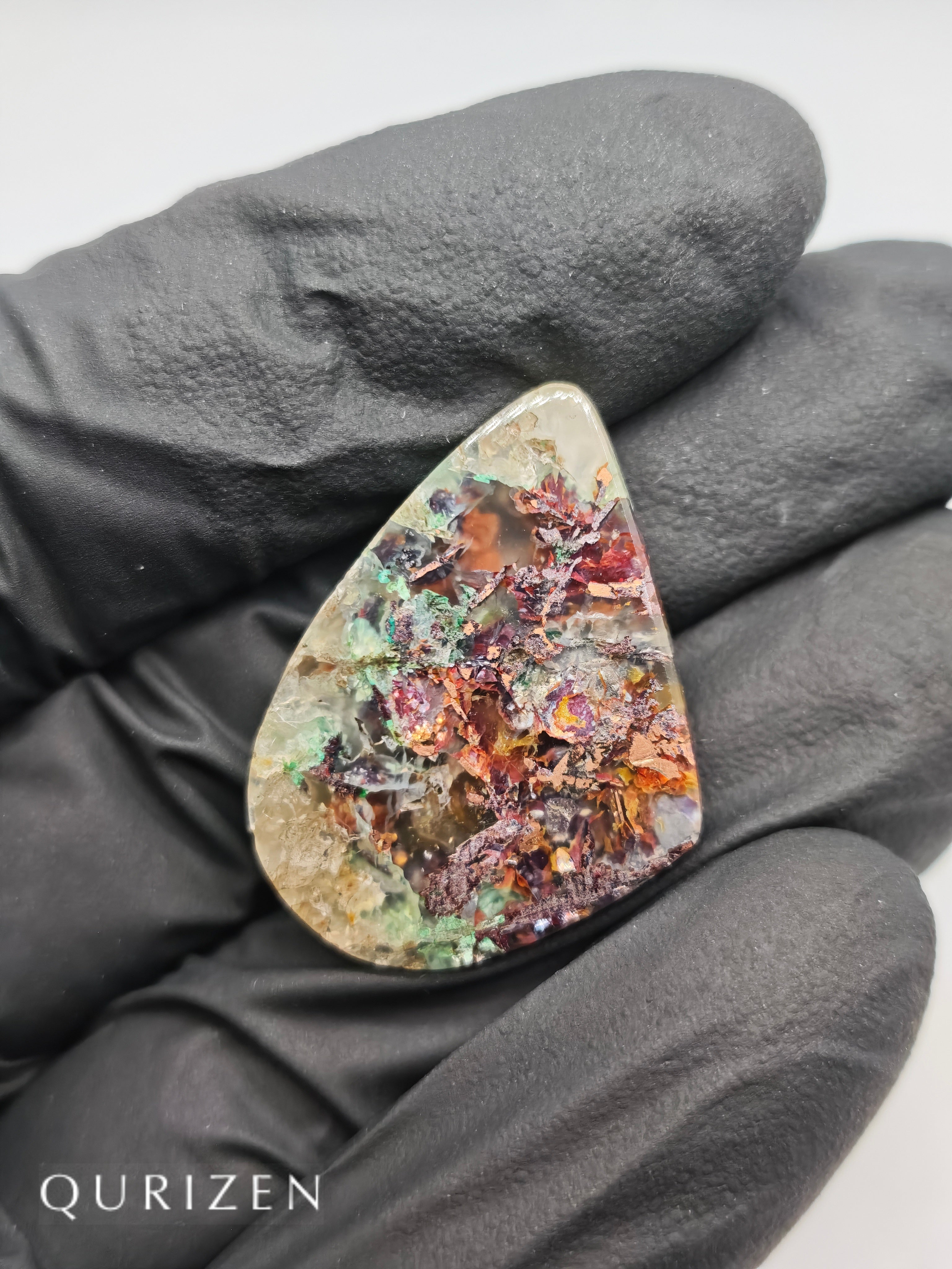 Premium Copper Chrysocolla Cab Polished (Cabochon)