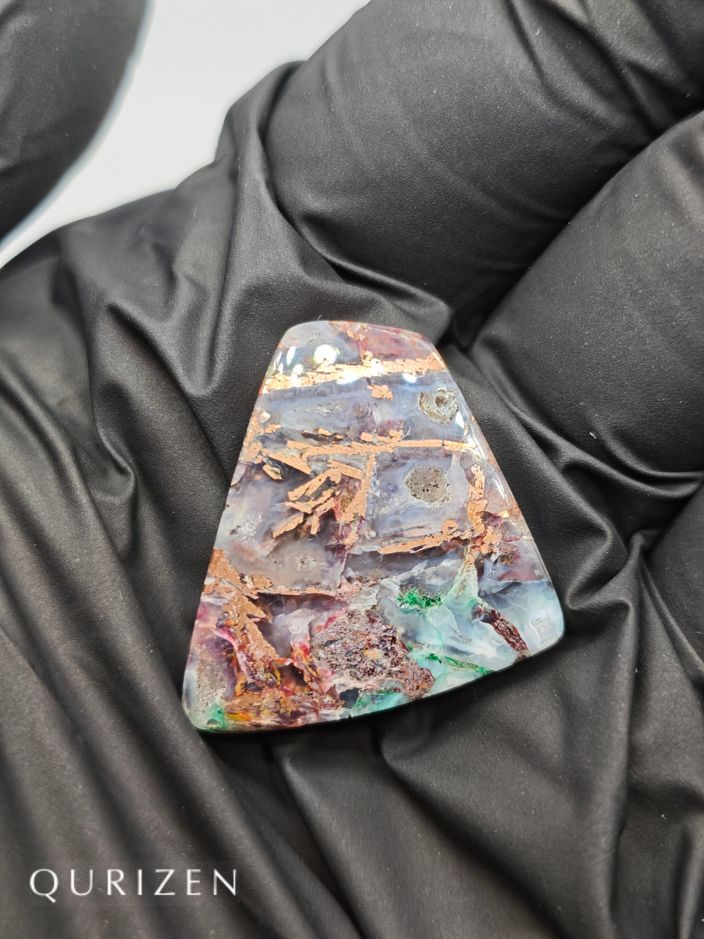 Premium Copper Chrysocolla Cab Polished (Cabochon)