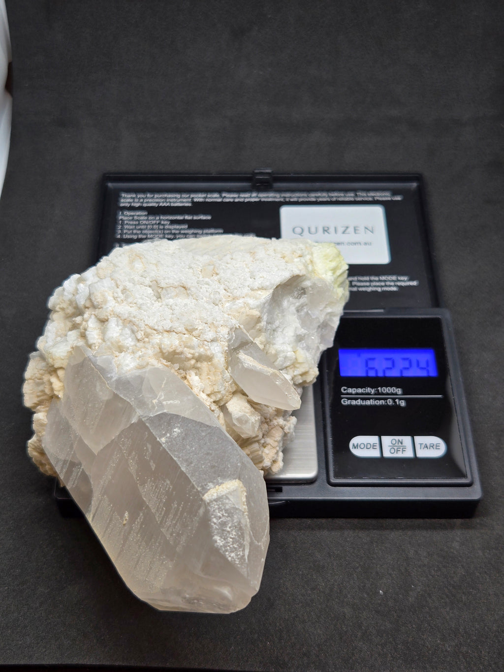 Alpine Crest | Quartz Crystal on Feldspar Matrix