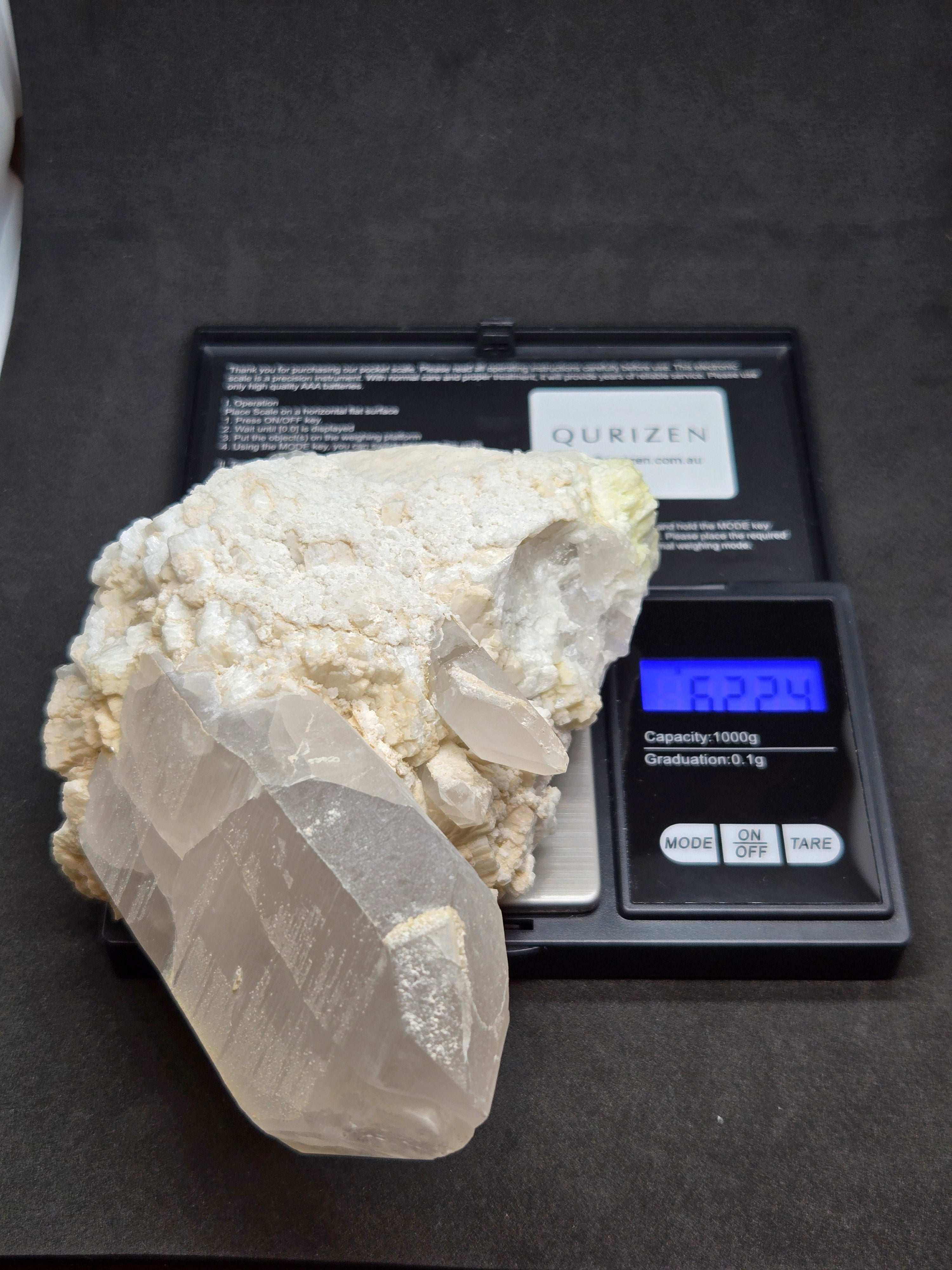 Alpine Crest | Quartz Crystal on Feldspar Matrix