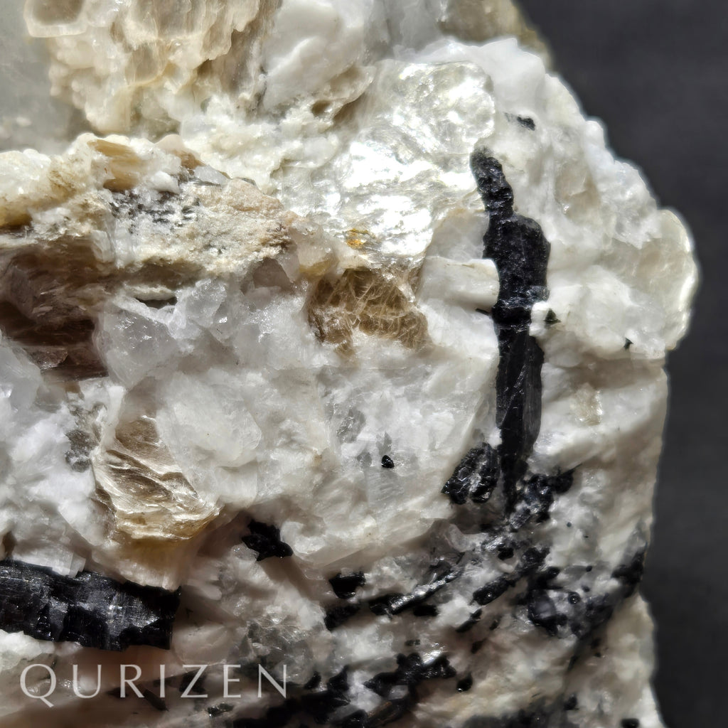 Rare Aquamarine Specimen with Quartz, Feldspar & Mica