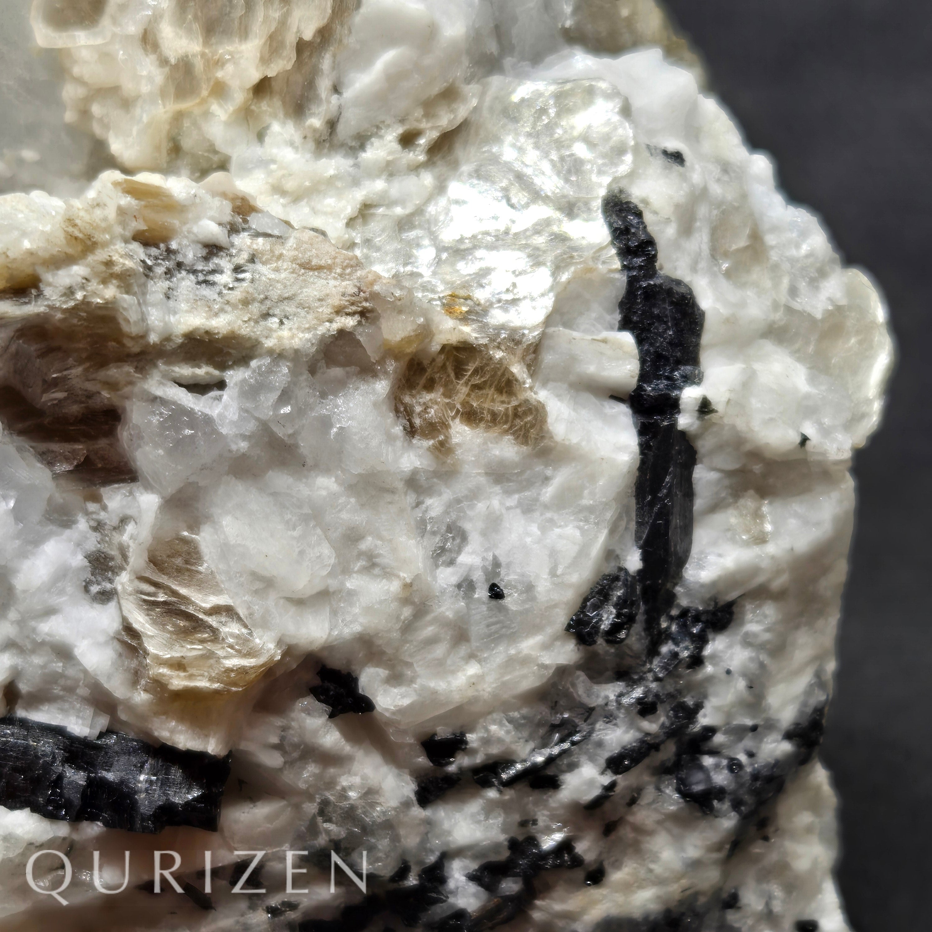 Rare Aquamarine Specimen with Quartz, Feldspar & Mica