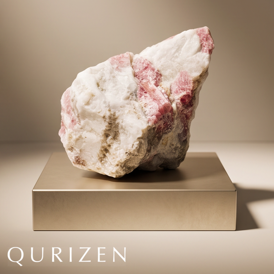 Natural Pink Tourmaline in Quartz Matrix | Collector Mineral Specimen