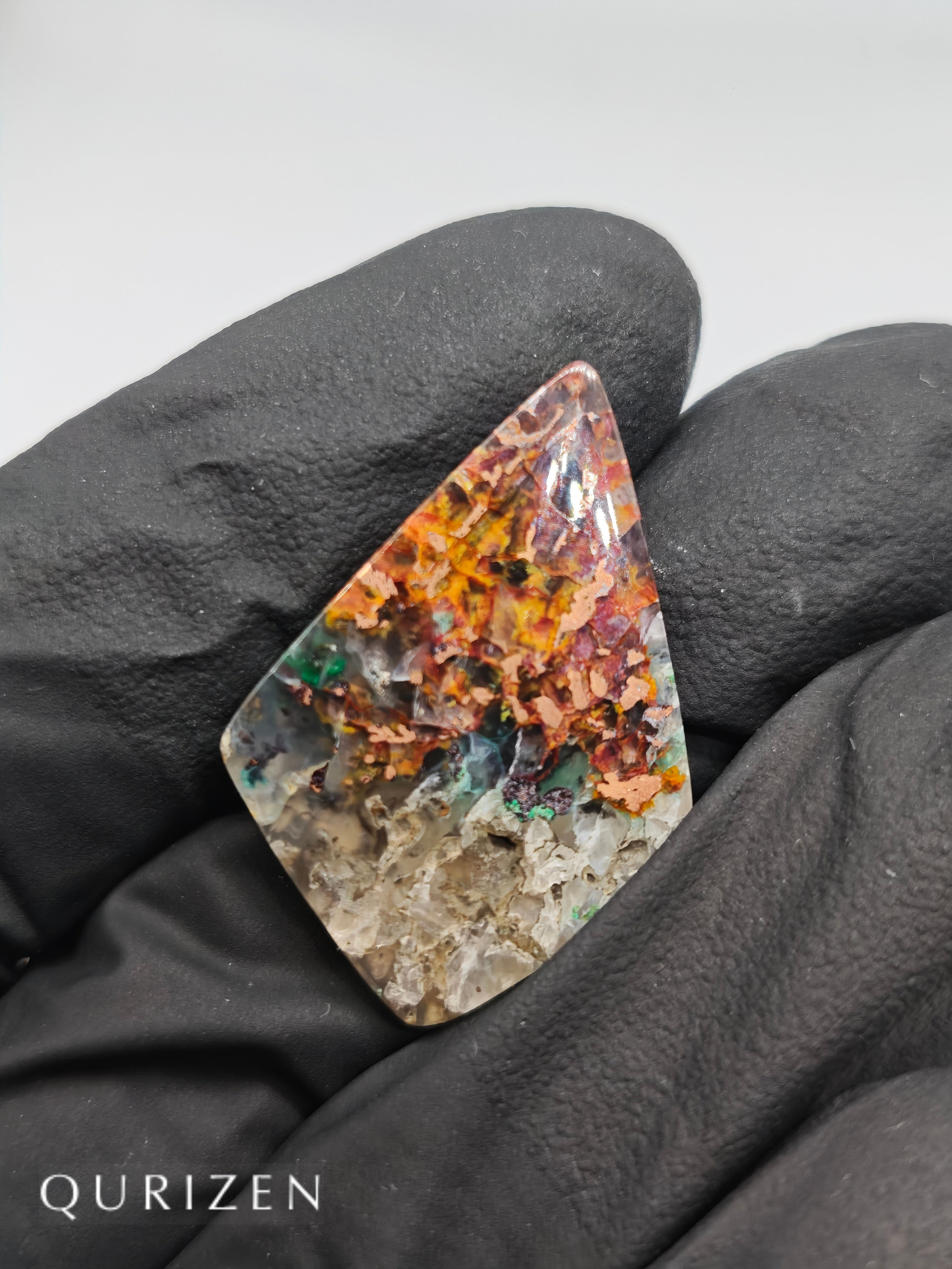 Premium Copper Chrysocolla Cab Polished (Cabochon)