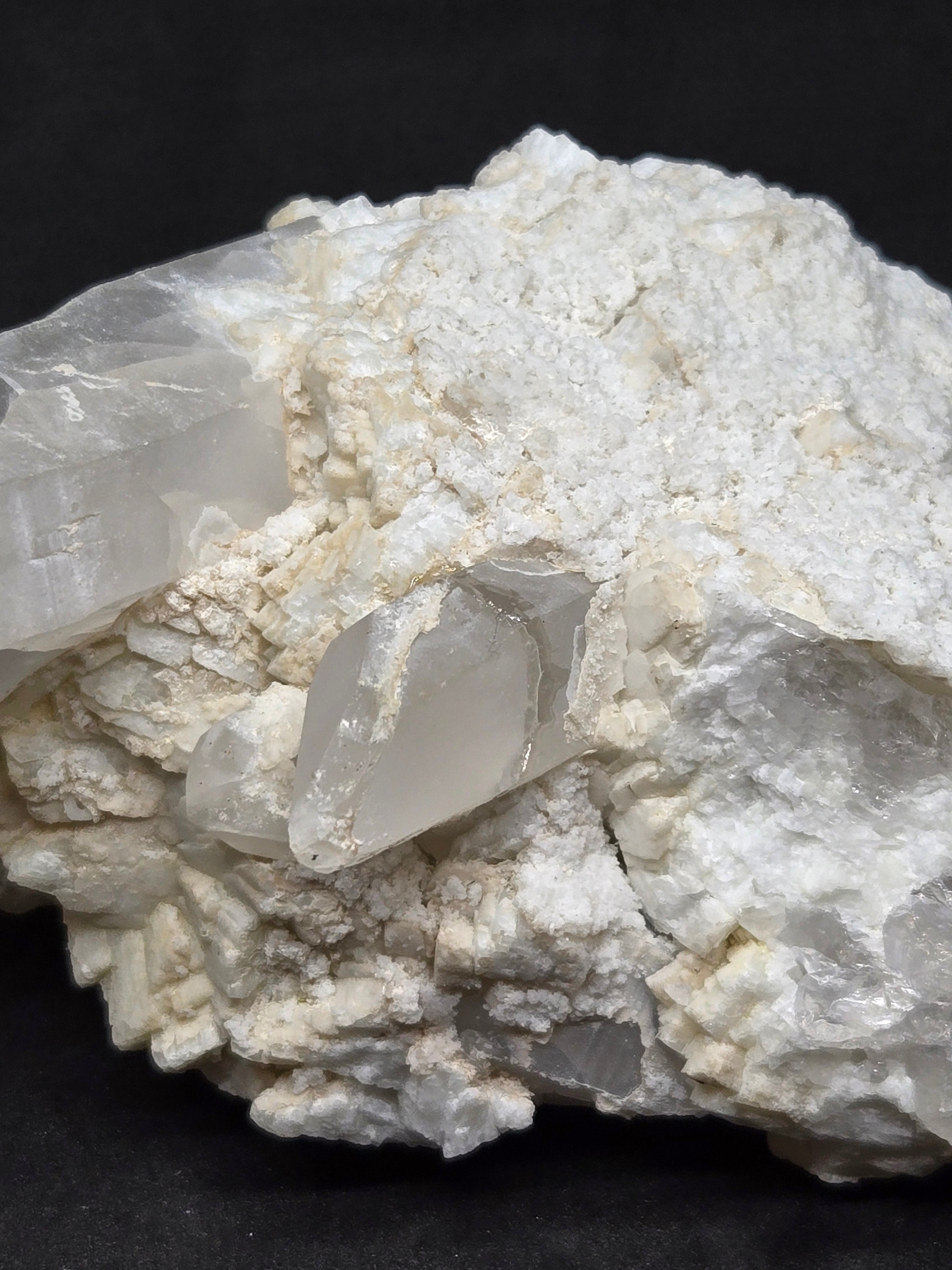 Alpine Crest | Quartz Crystal on Feldspar Matrix